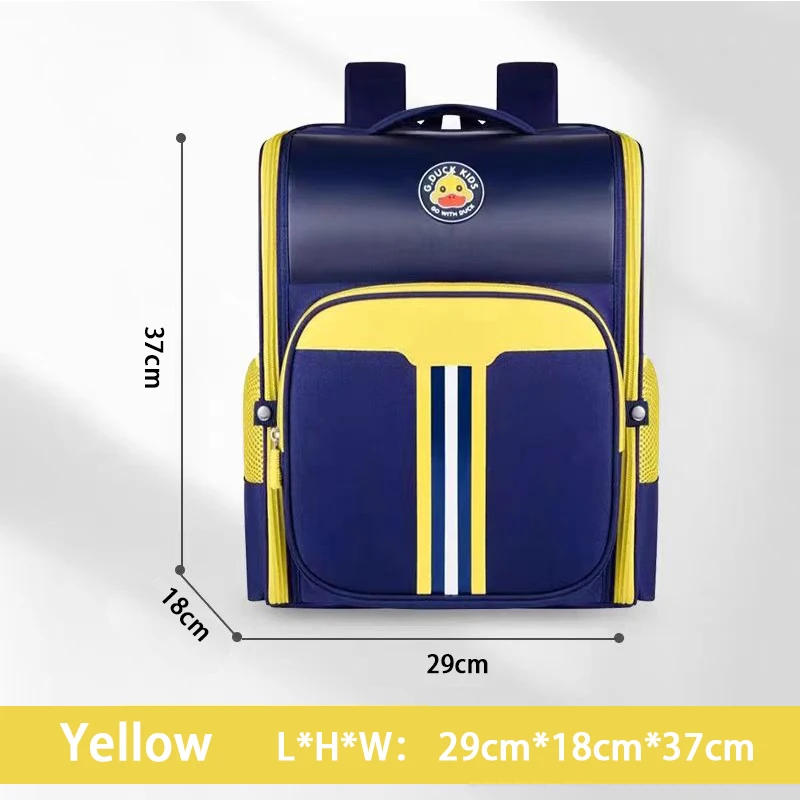 حقيبة ظهر للأطفال حقائب مدرسية للأولاد حقيبة ظهر مدرسية على شكل بطة صفراء صغيرة مقاومة للماء حقيبة كتب أساسية Mochila Infantil #6