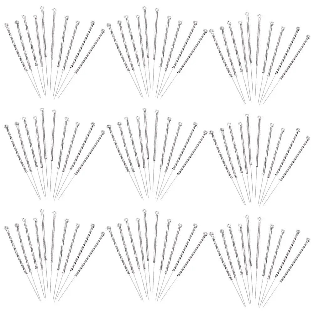 

100 Pcs Acupuncture Needles Clean and Hygienic for Tough Massage Stainless Steel