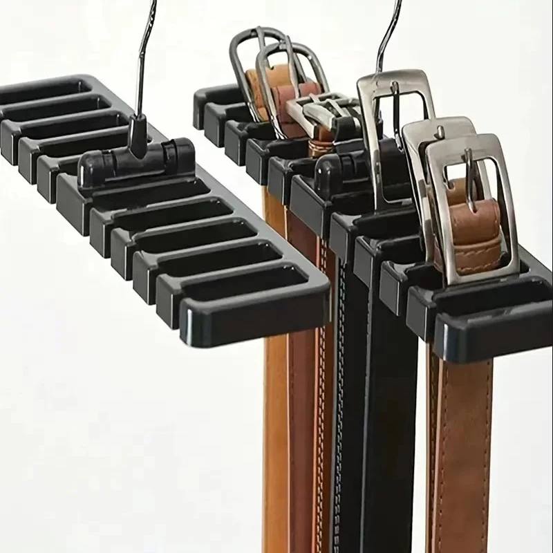 Tie Belt Hanger Wardrobe Belt Rotating Organizer Rack Multifuctional Scarf Hanger Home Closet Storage Holder Accessories 1PCS image 4