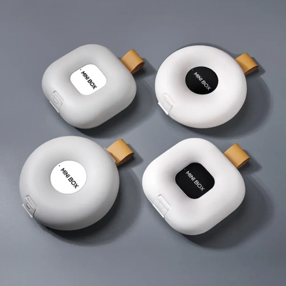 Minimalist Portable Storage Box - with Hanging Rope, Anti-Lost Design, Mini Compartment,Flip Sealed,Lightweight,for Small Items