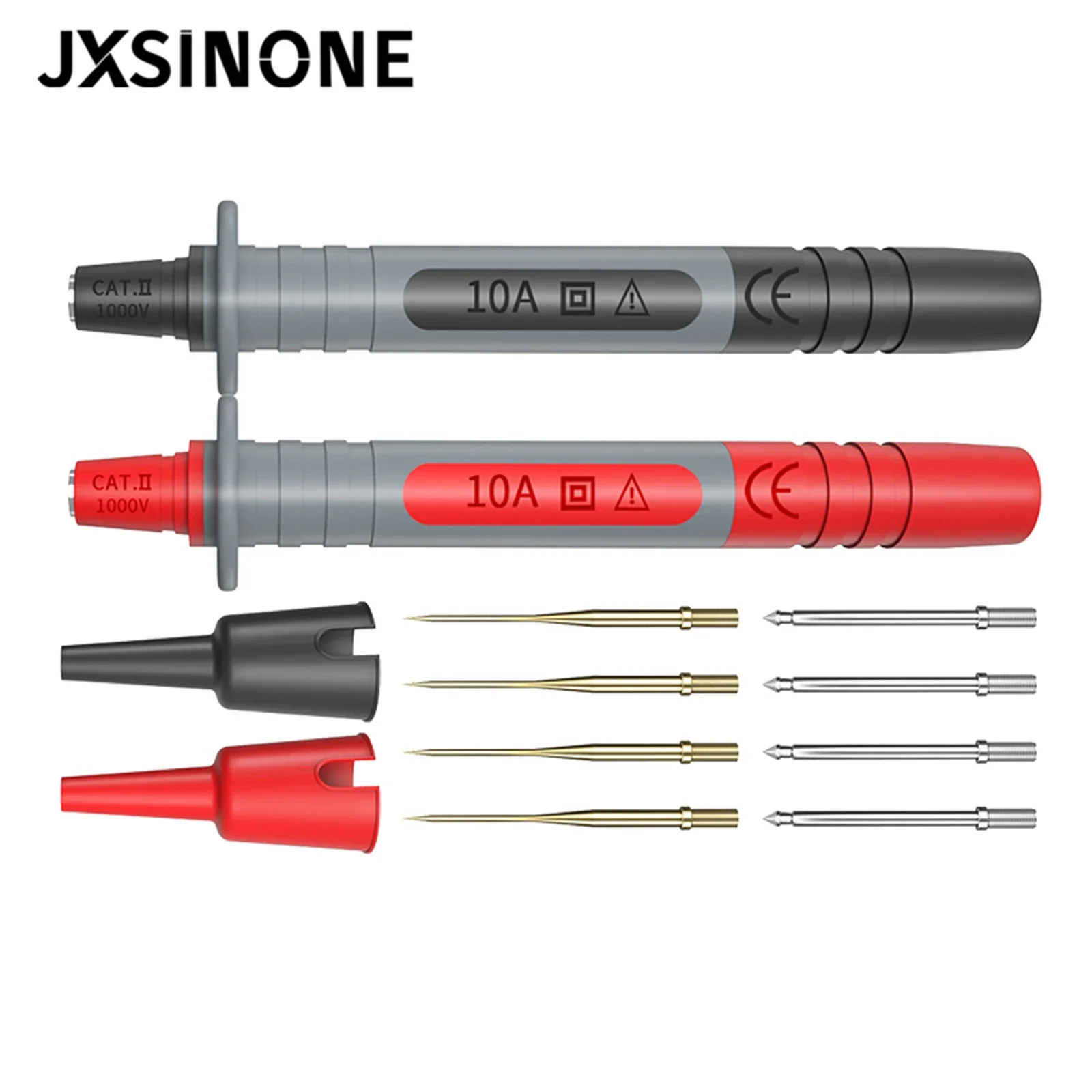 JXSINONE P8003B 1set Multimeter Probe Replaceable Gilded Needle Multi-purpose Test Pen