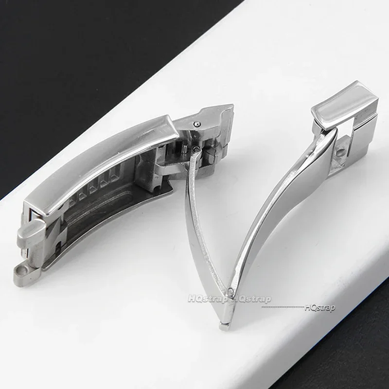 9x9mm Watch Buckle for Rolex DAYTONA SUBMARINER GMT Watch Band Clasp Stainless Steel Fine-tuning Pull Button 9X16mm Buckles image 4