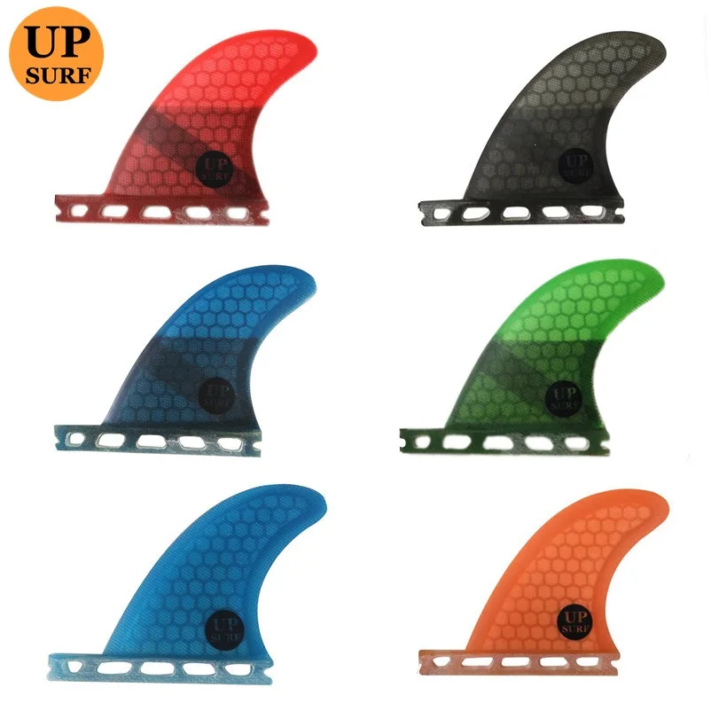 

Surf fins Single Tabs Rear Fins Orange/Blue/red/black/green Honeycomb Surfboard Single Tabs GL Fins or central fin boxes