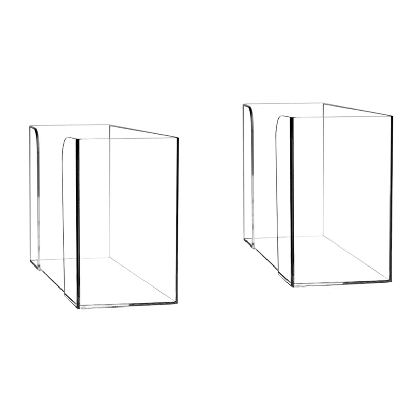 

ABVJ-2PCS Countertop Paper Towel Dispenser Clear Guest Towel Napkin Holder For Z-Fold C-Fold Or Multi-Fold Paper Towels