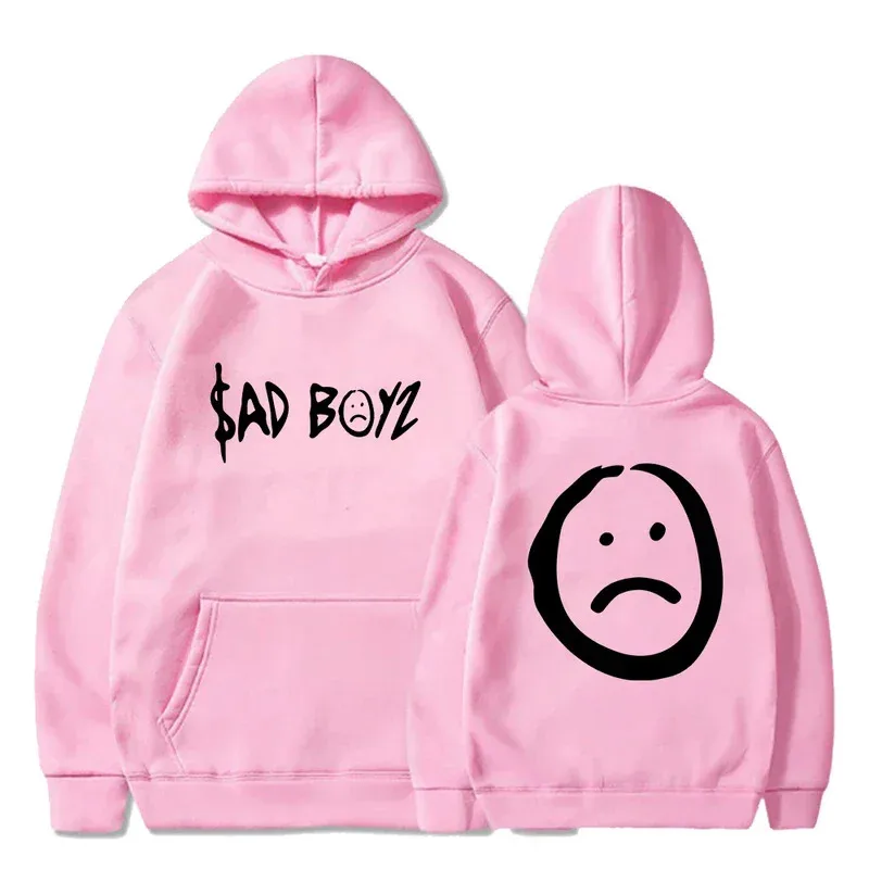 AAA 2025 2023 جونيور H Sad Boyz هوديي جولة حول العالم ميرش كم طويل ملابس الشارع الشهير الرجال النساء مقنعين البلوز الهيب هوب الملابس
