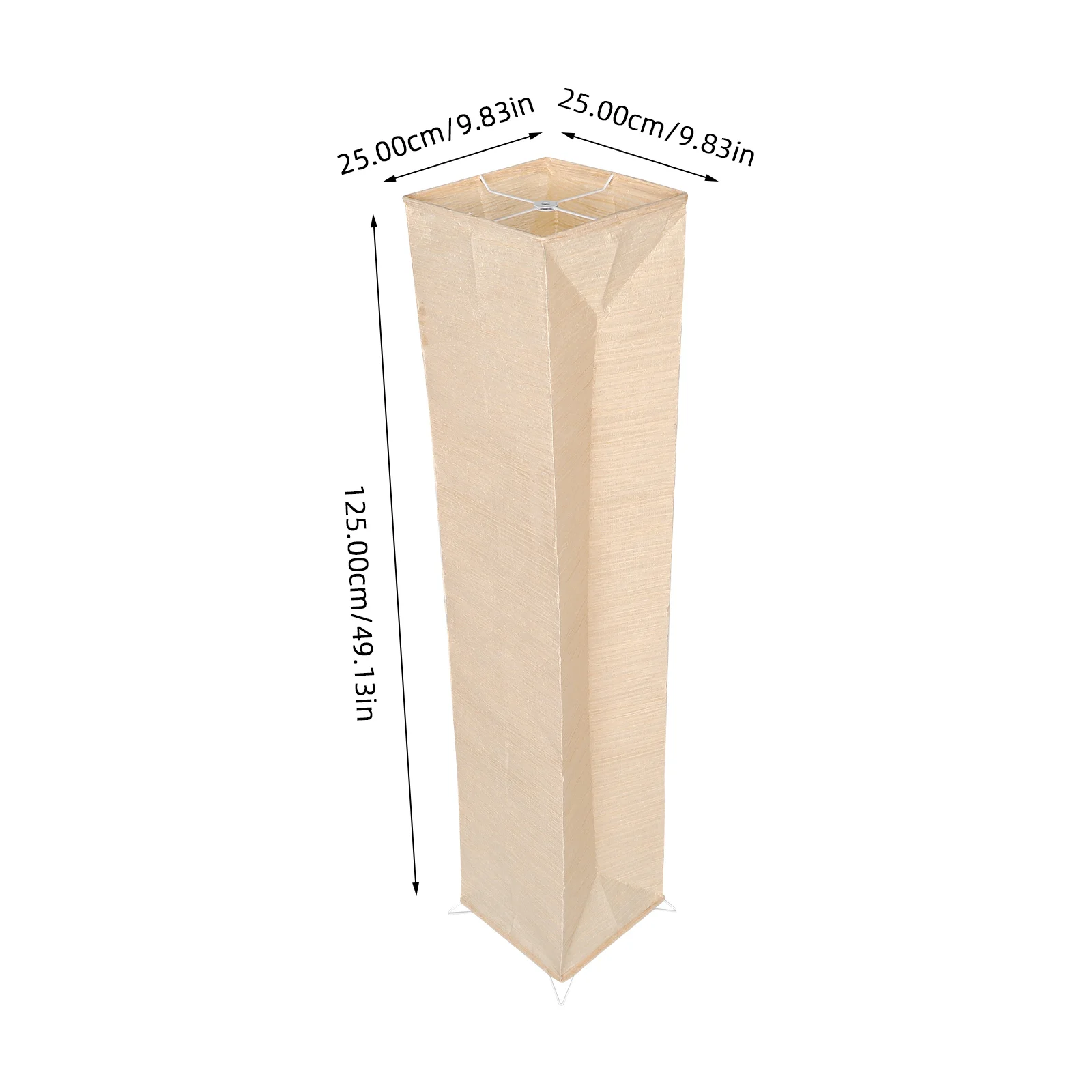 غطاء مصباح أرضي ورقي ياباني غطاء خفيف قائم بديل مصباح أرضي زاوية أسطواني قابل للطي لغرفة المعيشة وغرفة النوم ديكو #6