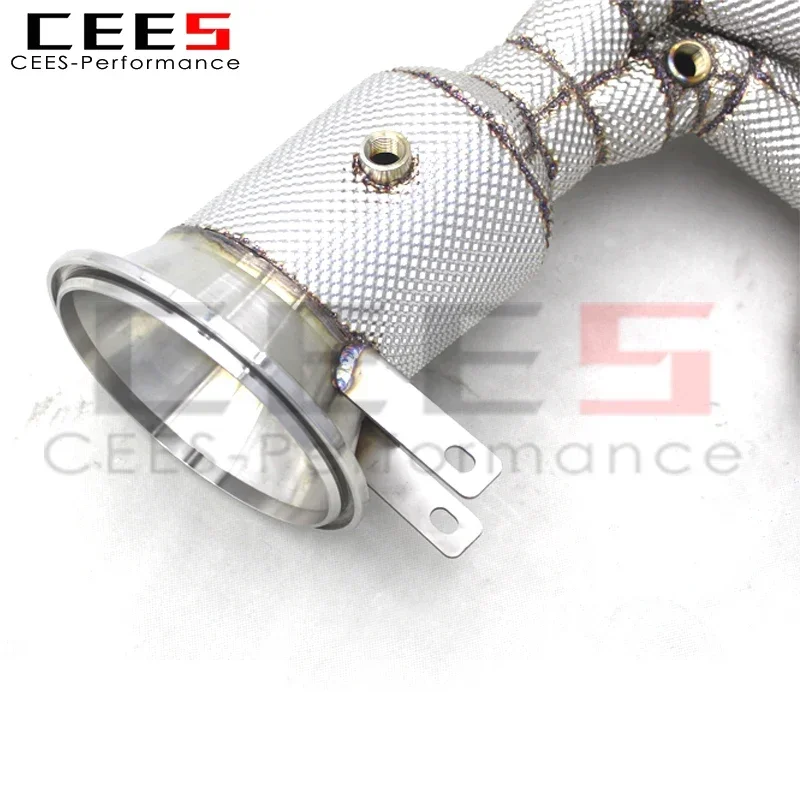 CEES Exhaust manifold For Porsche 911 992 GT3 4.0 2017-2023 Stainless Downpipe Exhaust Pipe escape system