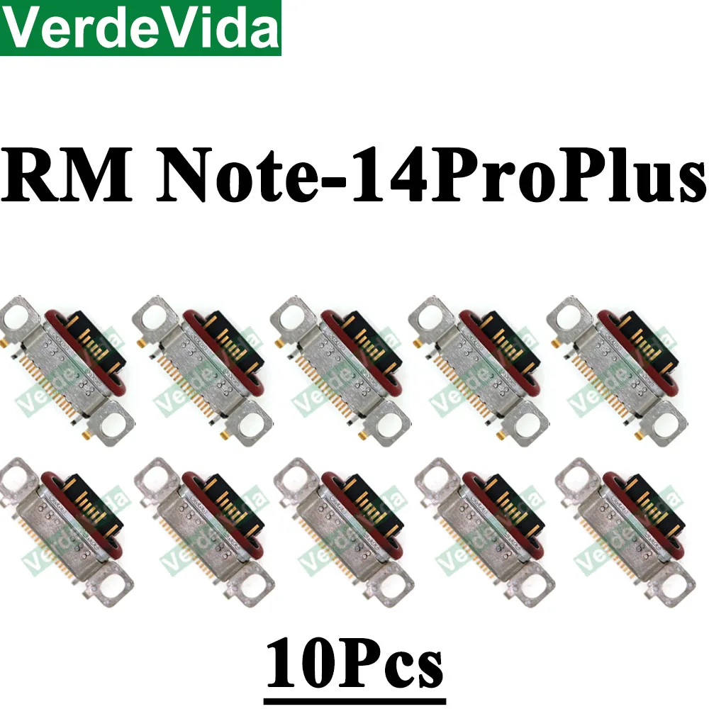 10Pcs Charging Port Connector For Xiaomi Redmi Note 12 13 14 Pro Plus 4G 5G 11 12s 13Pro 12Pro 14Pro Micro Charger Dock USB Plug image 2