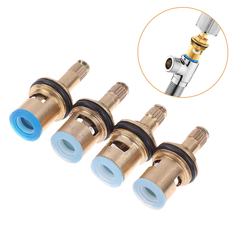 1PC Bathroom Kitchen DIY Accessories Universal 1/2" Replacement Tap Valves Copper Ceramic Cartridge Inner Faucet Valve