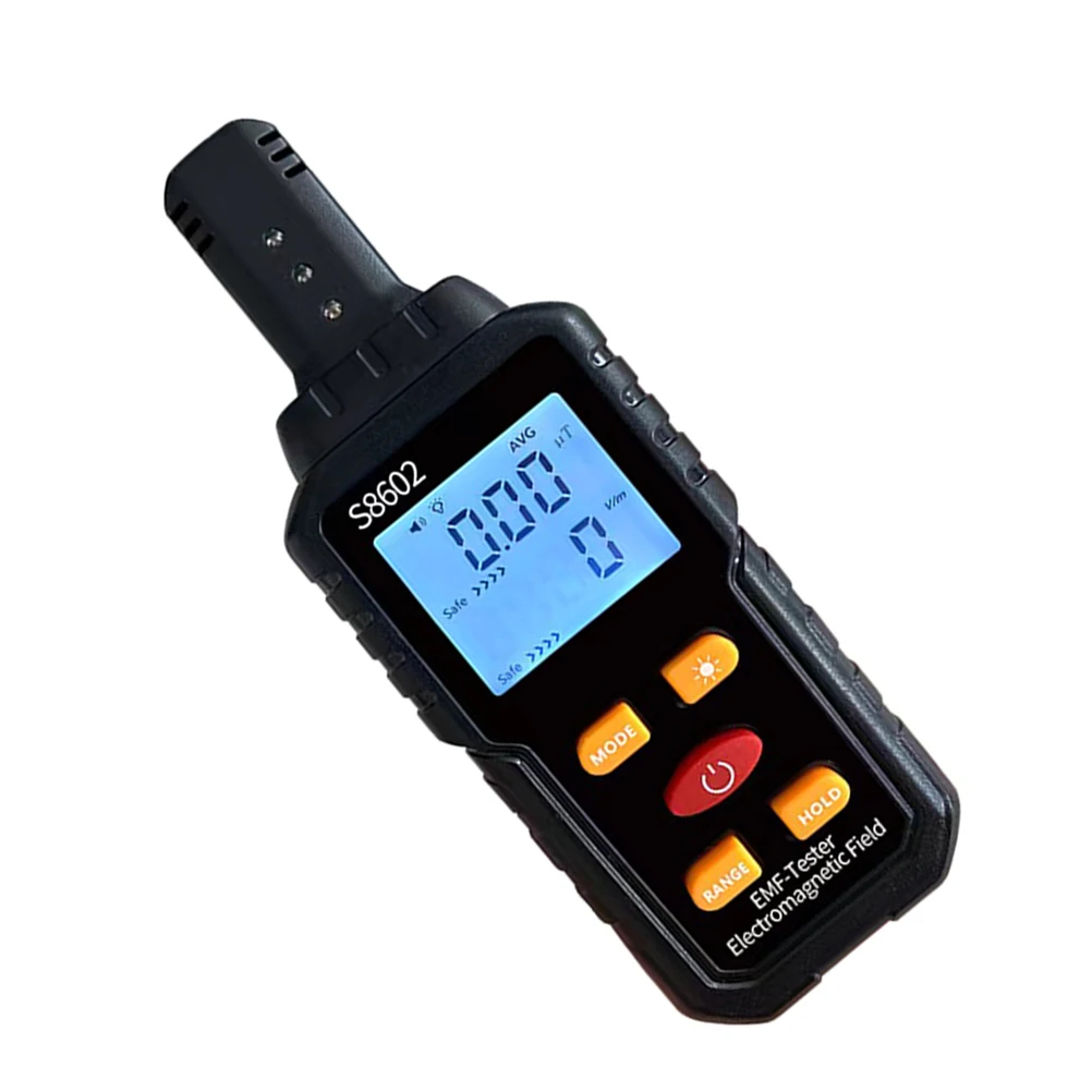 

Radiation Tester EMF Electromagnetic Field Meter S8602 Compact Portable Reliable Design Accurate Readings Professional