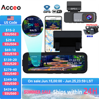 DashCam Auto 4K Car Dvr Video Recorder Built-in GPS WIFI Support Dual Lens 2.5K Rear Camera Night Vision Black Box 24h Parking