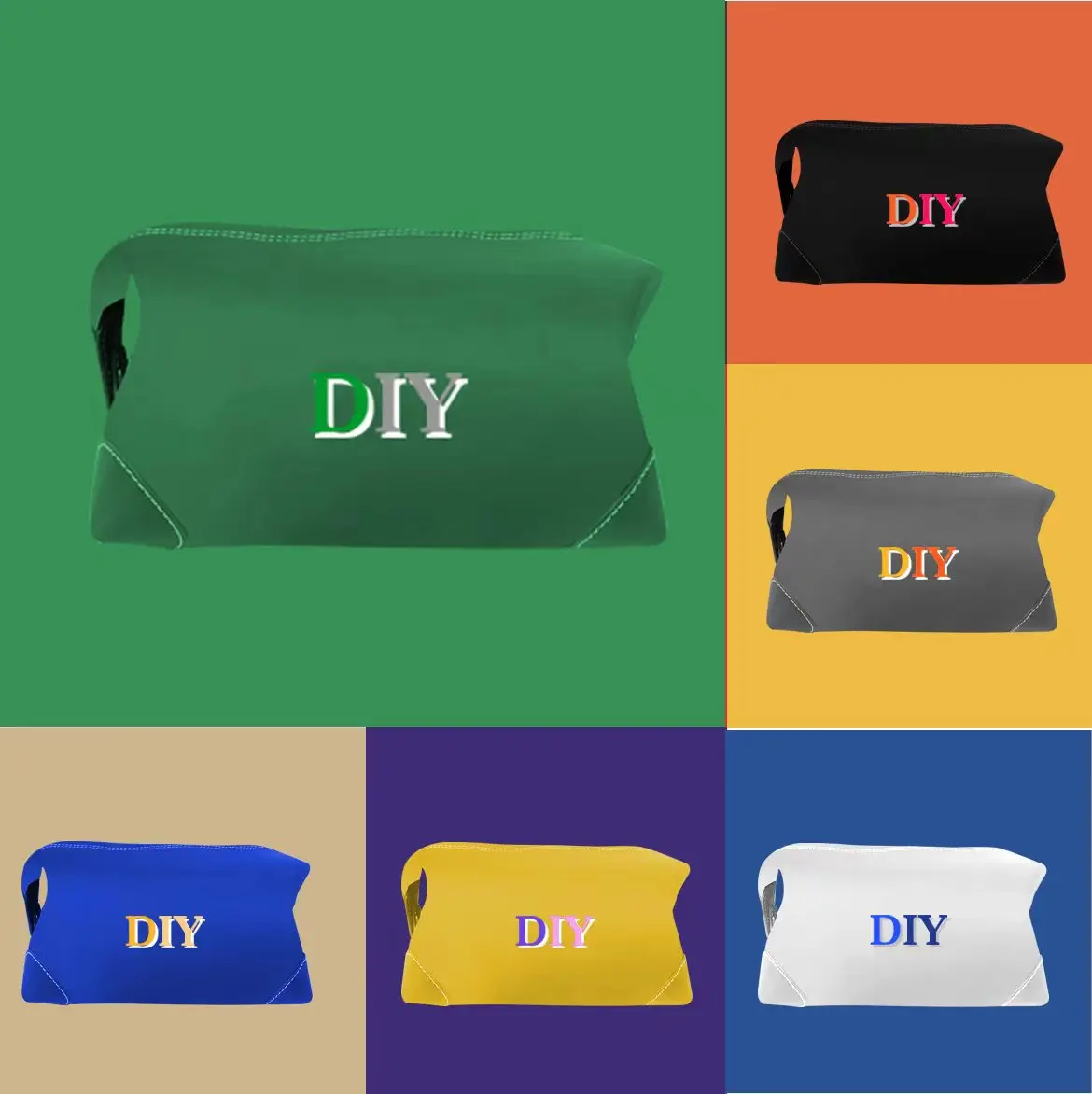 

tote bag Clutch Bags DIY personal A+++++ hig quality Envelope package documents Toiletry Pouch Protection Makeup Clutch Leather