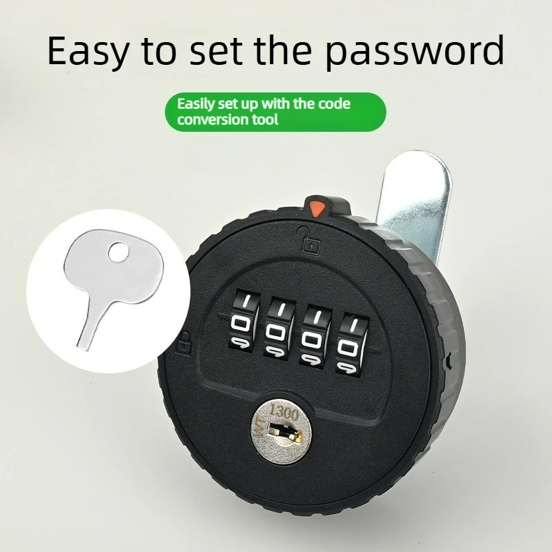 4PC Zinc Alloy File Iron Cabinet Password Lock Locker Mailbox Universal Drawer Password Small Lock with Key