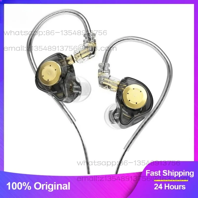 EDX pro earphones Typec subwoofer in-ear HIFI with microphone wire control dynamic small spot