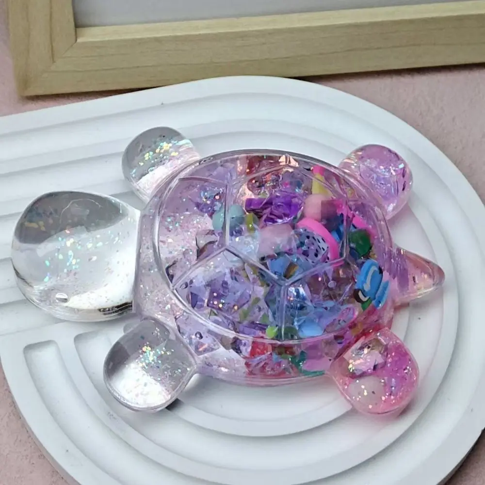 Flash che scorre sabbia color caramella tartaruga statua di tartaruga in miniatura simpatico cartone animato tartaruga frutta tartaruga kawaii piccolo ornamento