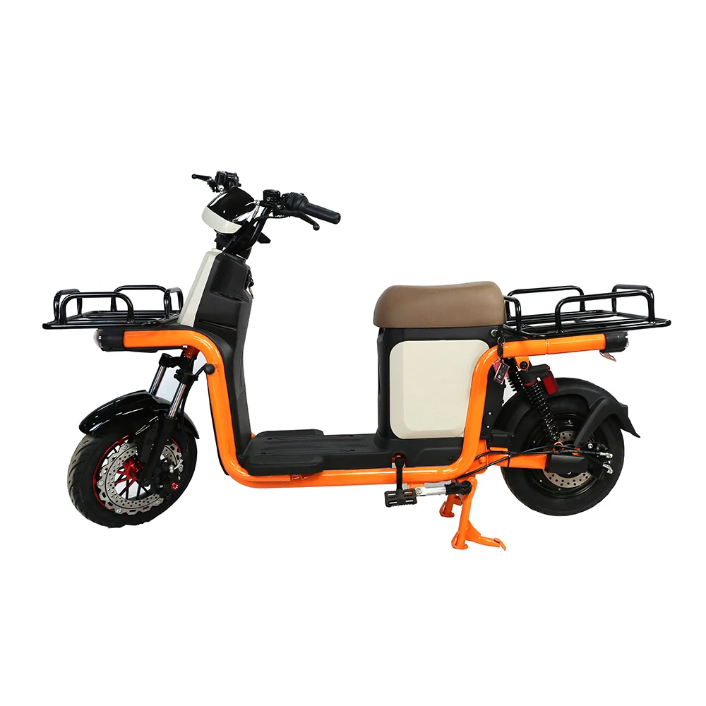 

Wholesale Electric Moped Scooter 1000W Long Range E-Bike Electric Cargo Bike for Food Delivery