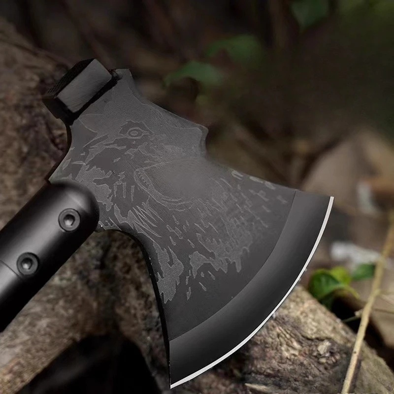 

New Multi Functional Tactical Fire Axe Outdoor Camping Logging Portable Hand Axe Vehicle Mounted Survival EDC Tool High Quality