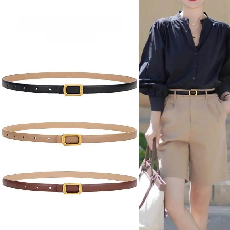 black-leather-belt-for-women-summer-decorative-match-skirt-waist-cinch-versatile-jeans-belt-smooth-surface-alloy-buckle