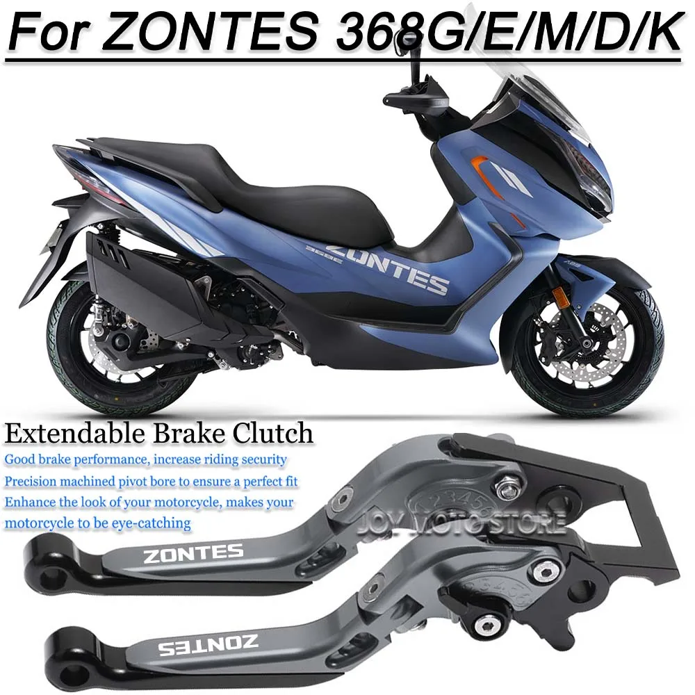 

For Zontes 368G/E/M/D/K 368g/e/m/d/k Motorcycle Accessories CNC Adjustable Folding Extendable Brake Clutch Levers Handle