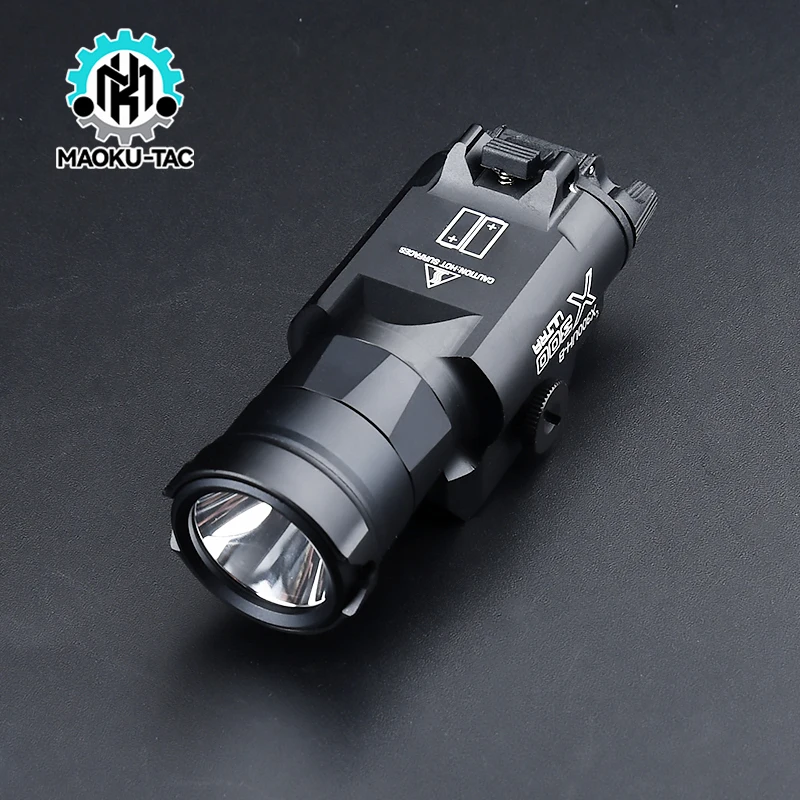 WADSN Metal X300 UHB High Power 200 Meters Irradiation Distance Flashlight Tactical Hanging Scout Light White LED Hunting Lamp