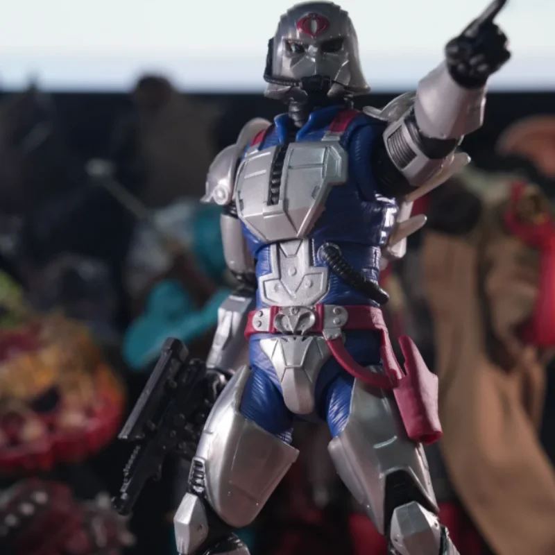 

Hasbro G.I. Joe Classified Series 168 Cobra Commander With Combat Armour 15cm Collectible Action Figure Robot Model Toys