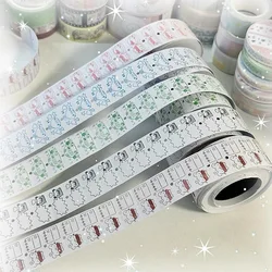 Cute cartoon writable label sticker roll