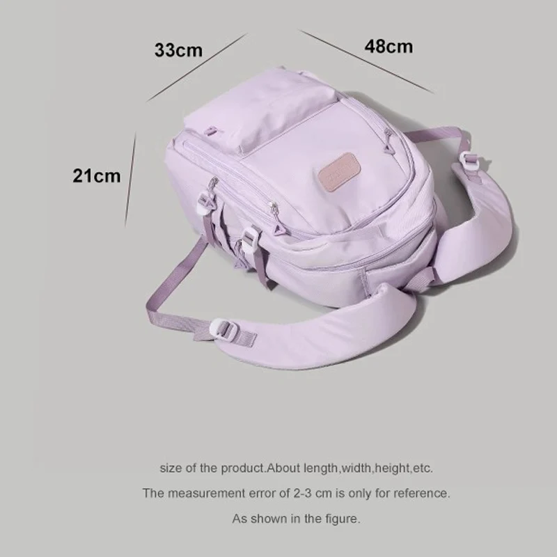 Female college girls student book backpack 2025 middle and high school students backpack leisure Large Capacity travel backpacks