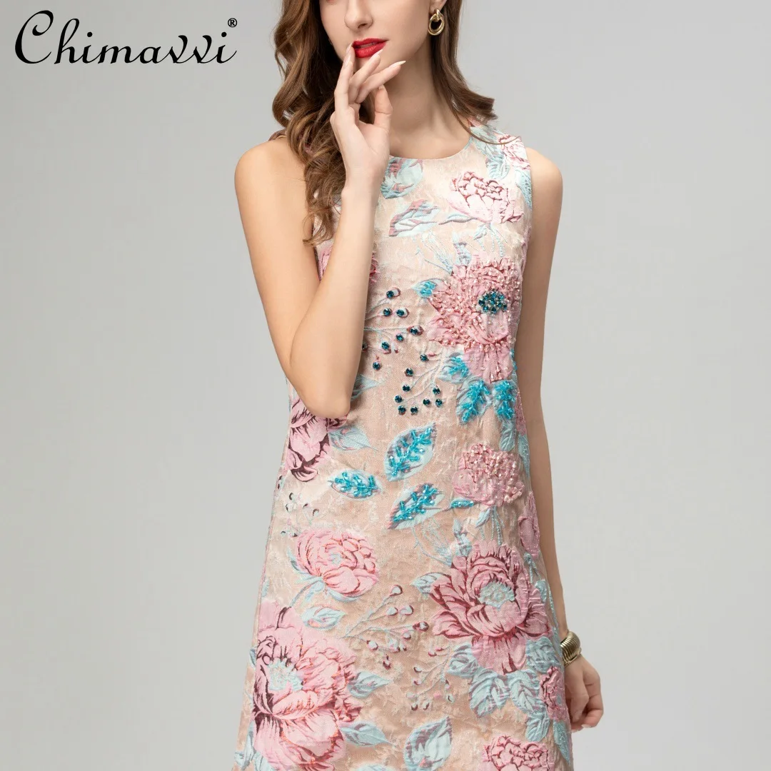 خريف جديد أزياء الرجعية الأزهار التطريز أكمام اللباس الراقية اللون حجب مطرز الديكور أنيقة حزب فستان قصير