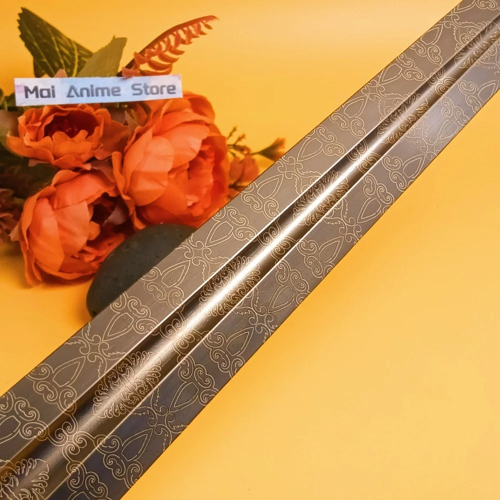 Épée de fer Elden Katana en métal, 11.6 pouces, 30cm, couteau de dessin animé, lame de sabre de samouraï en acier, taille réelle, Katana japonais non tranchant, jouet cadeau