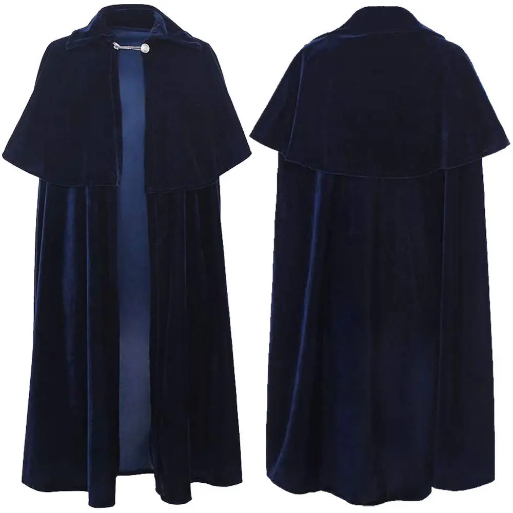 Velvet Cosplay  Cape 5 Colors loween Death God Role-plang Cloak for Women Autumn  Stage Costume