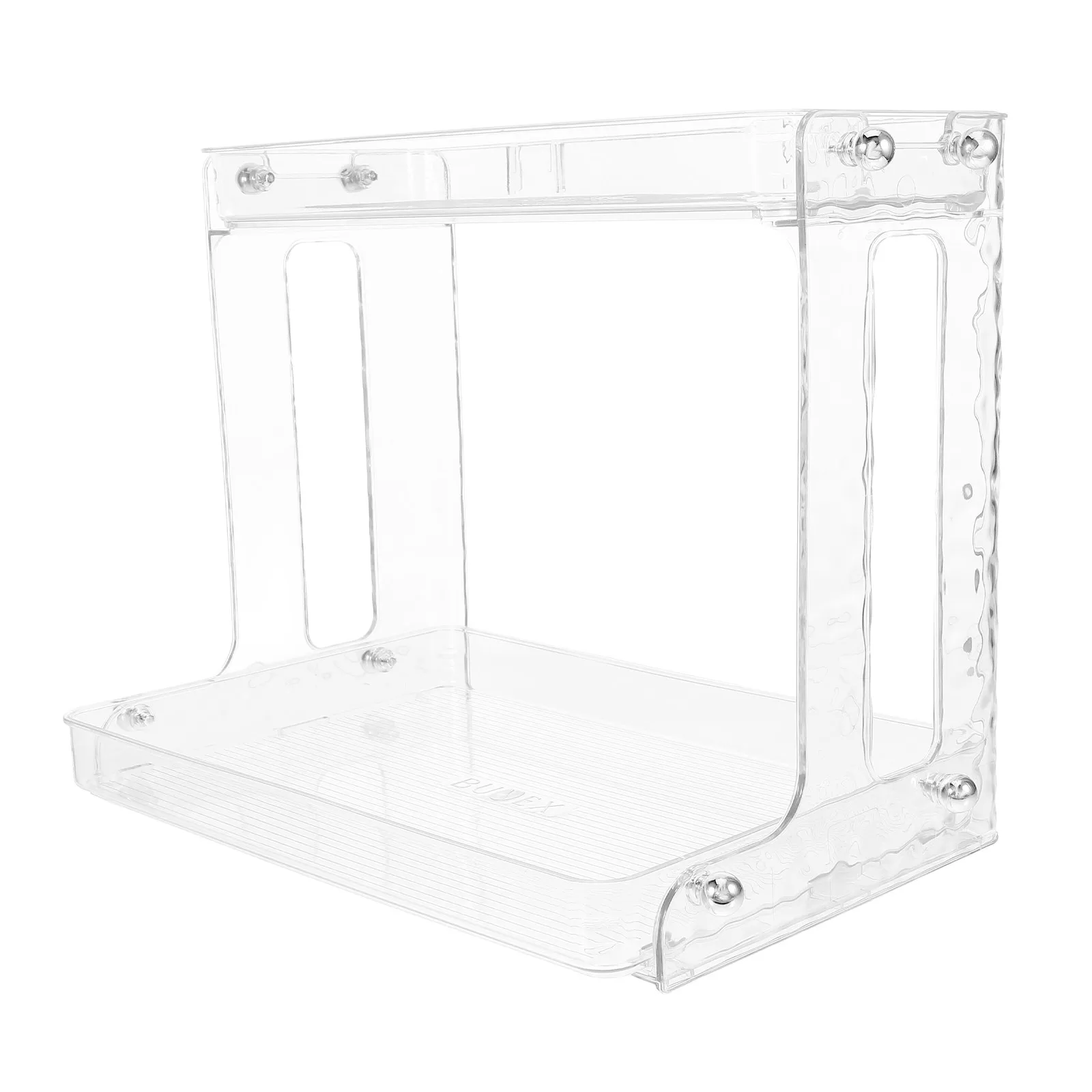 2 Tier Desktop Double Layer Storage Rack for Coffee Cups Mugs Water Glasses Makeup Skincare Perfume Organizer Countertop Kitchen