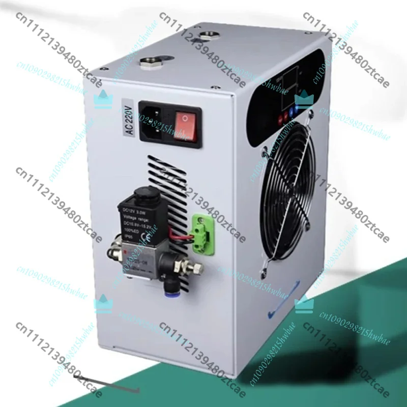 Industrial ZLA-02 Cold Dryer 210W, Refrigerated Compressed Air Dryer, Water Removal & Filtration System with Automatic Drainage