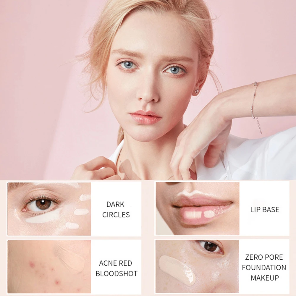 كونسيلر متعدد الاستخدام 4.5 مل، خافي عيوب تحت العين مع رأس إسفنجي تغطية كاملة مقاومة للتجاعيد للهالات السوداء والعيوب