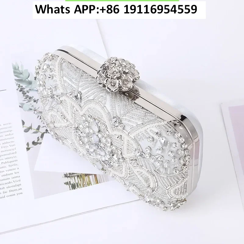 

Ladies dinner bag European and American style diamond banquet bag evening dress evening dress bag in hand