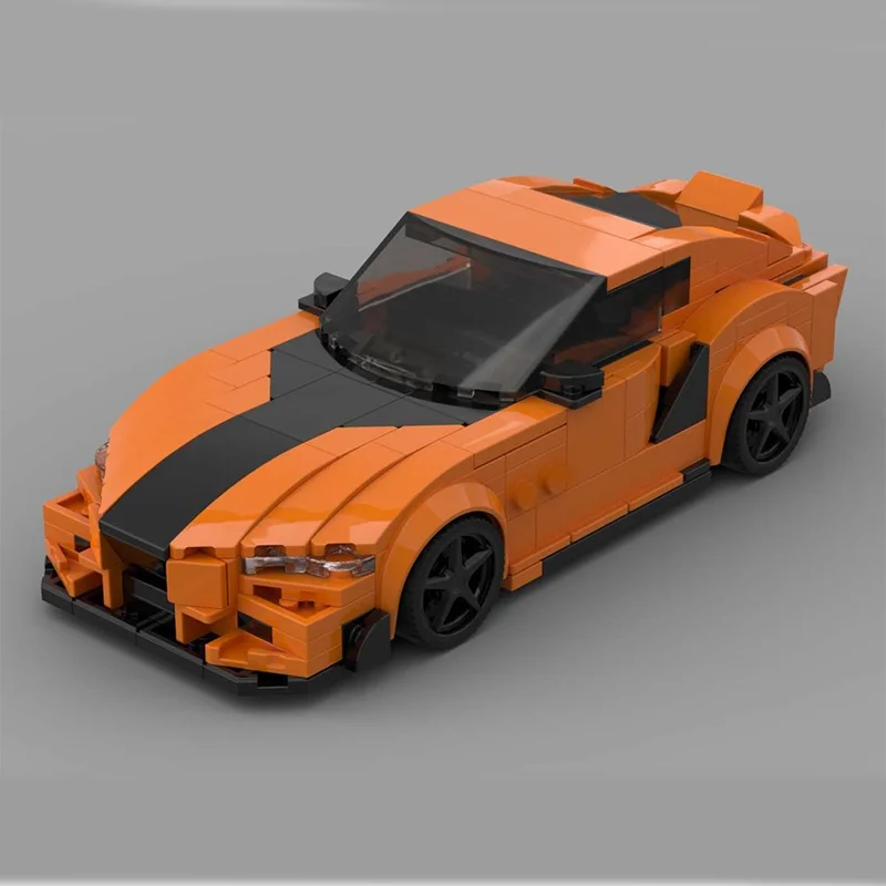 

293PCS New MOC ​​ City Highway Supra Gr Sports Car Modular Children's Educational Building Blocks Toy Gift