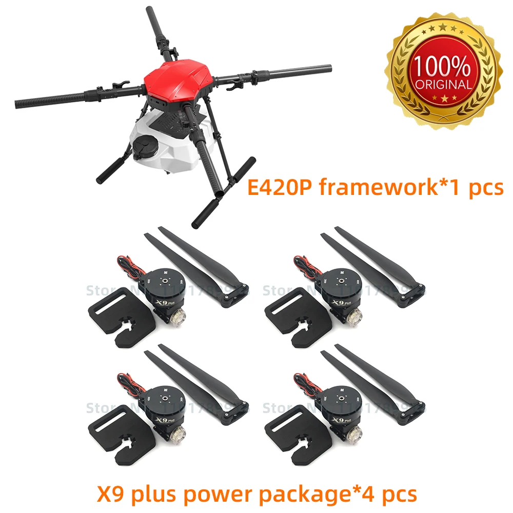 EFT E420P 20L 20kg Agricultural spray frame kit four-axis Folding Quadcopter with Hobbywing X9 plus power system