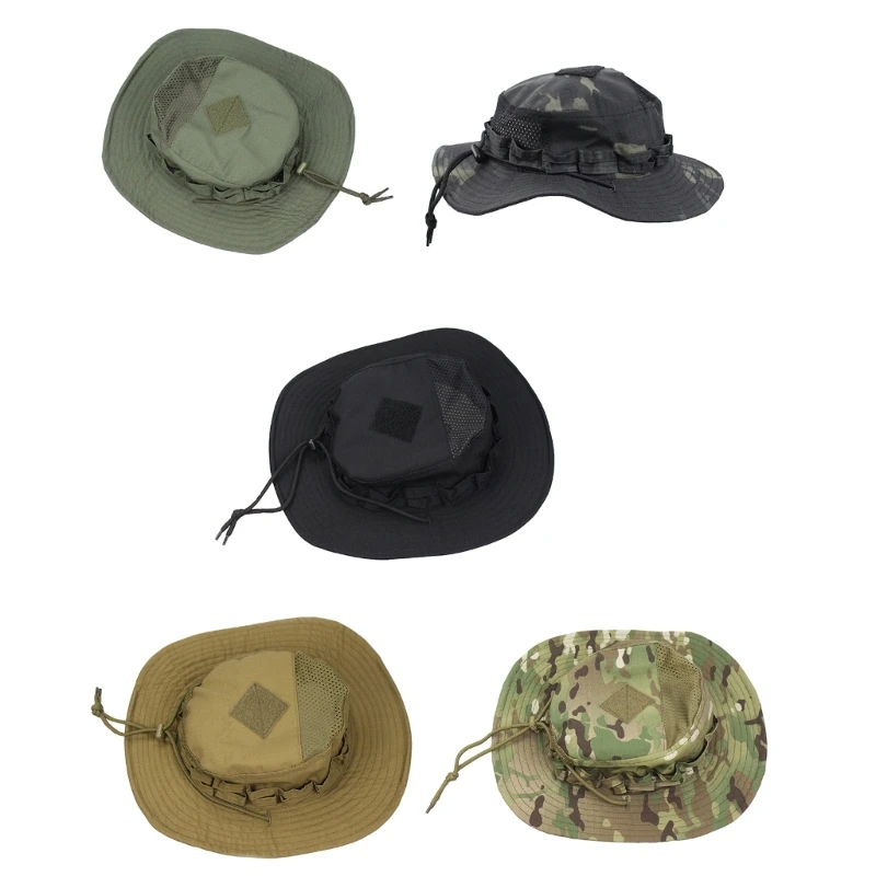 

Sun Hat Bucket Hat with Map Pocket Boonie Hat Wide Brim Foldable Fishing Sun Dropship