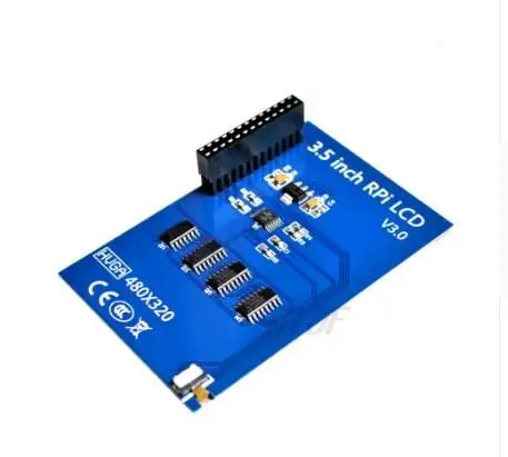 3.5 LCD TFT Touch Screen Display with Stylus for Raspberry Pi 2 Pi 3 + Acrylic transparent Case