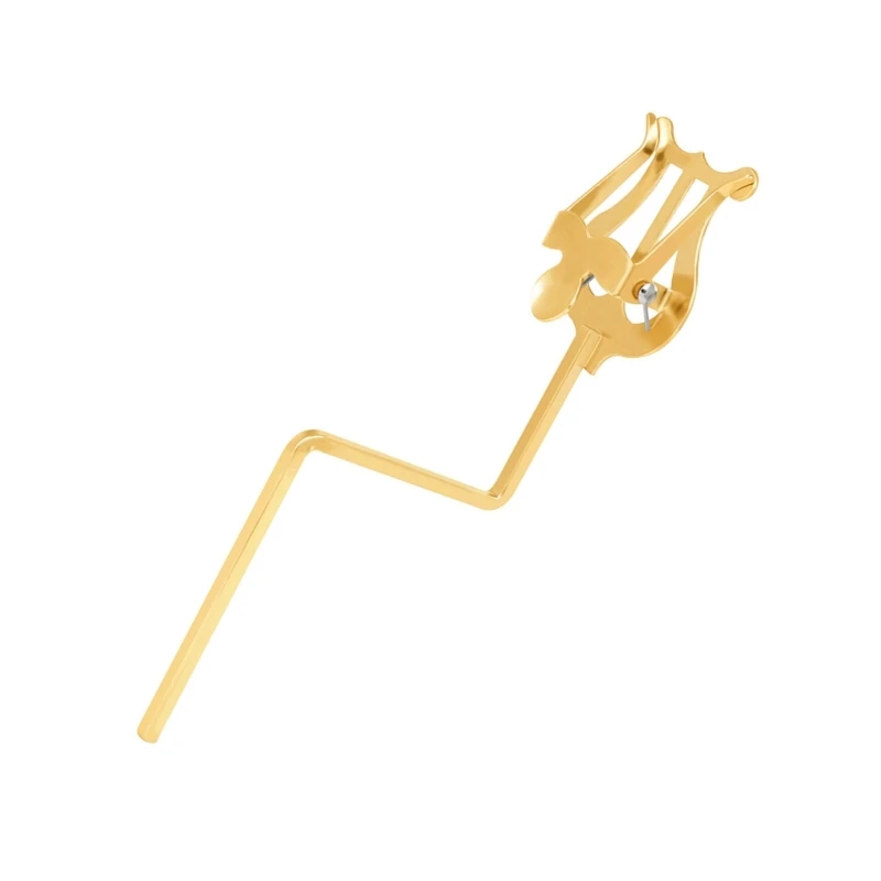 Saxophone Marchings Lyre Stand Metal Brackets Sax Sheet Music Clip Sax Lyre Clamp-On Holder Altos Saxophone Supplies