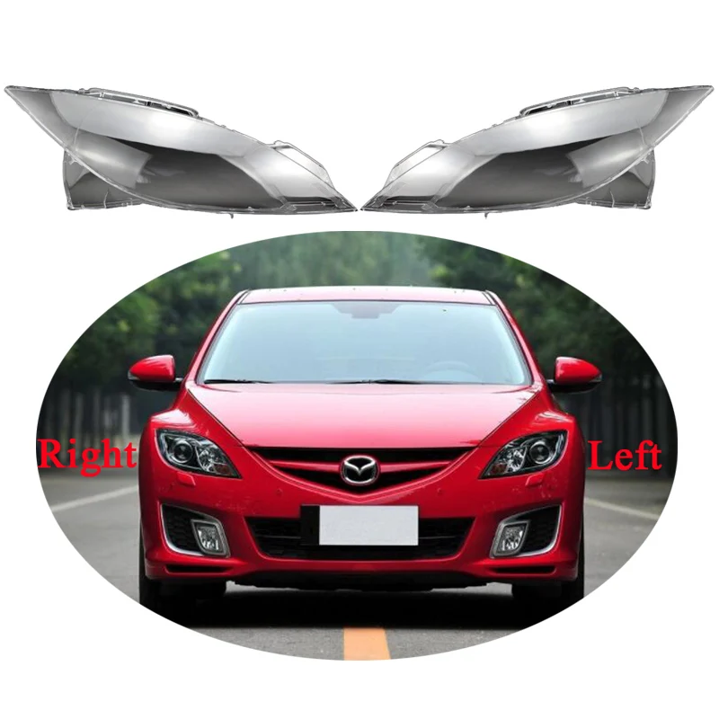 

Lights for Mazda 6 atenza lampshade 2006-2013 Car Headlight Cover Transparent Lampshade Lamp Case Glass Lens Shell