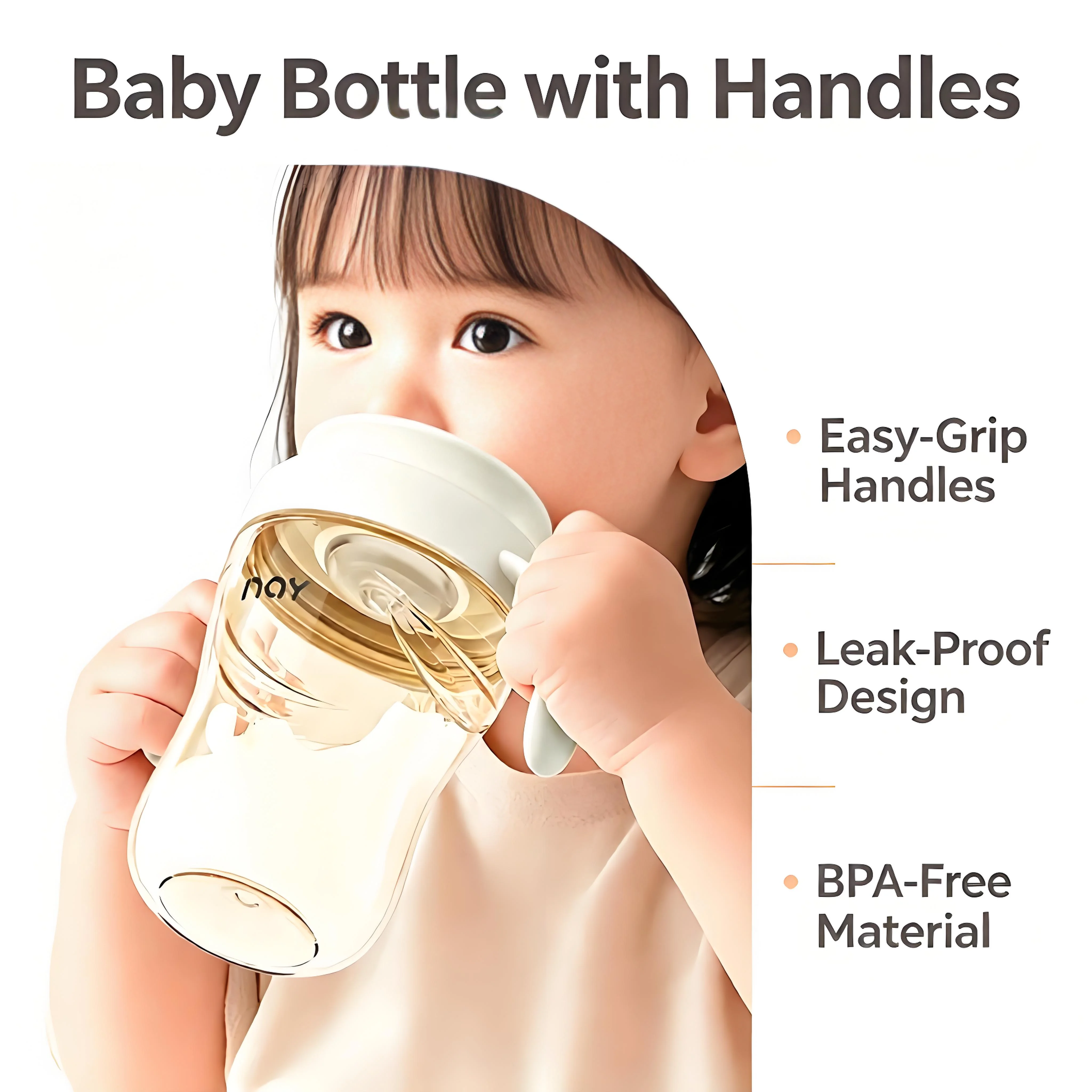 360-Degree Sippy Cup for Babies - Direct Drinking Learning Cup for Kids Milk & Water Compatible Children's Drinking Cup