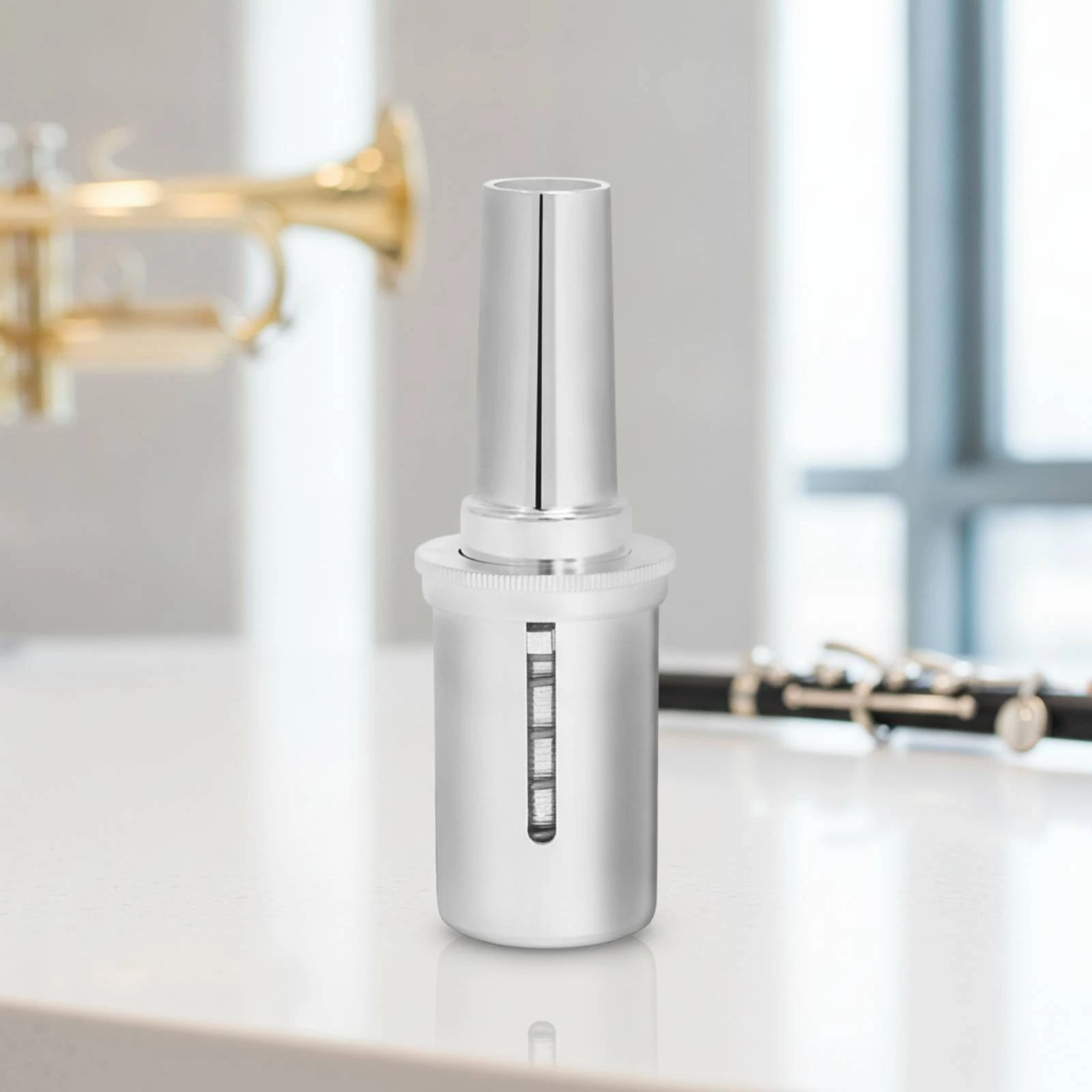 Brass Training Mute Lightweight Pressure-Reducing Mute Portable Accurate Pitch for Wind Players, Warm-up Sessions, Music Studio
