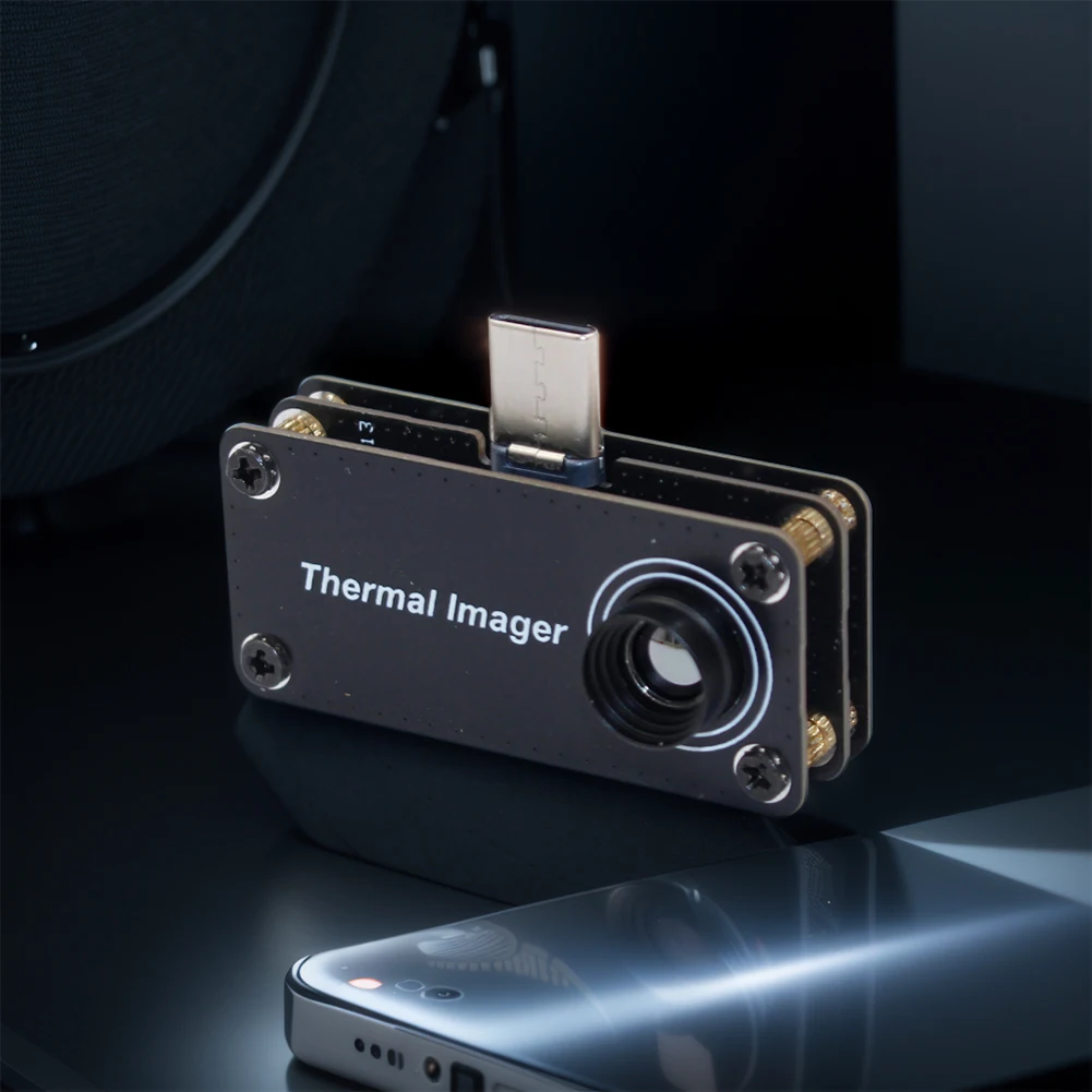 Type-C Mobile Thermal Imager -20~1000°C 32*32 Pixels Infrared Thermal Imager APP Control Infrared Camera for Android Phone