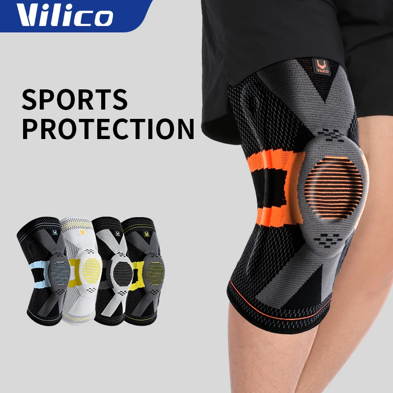 Male and female compression knee pads, 1-piece set for knee pain during running, compression sleeve for knee pads, exercise knee