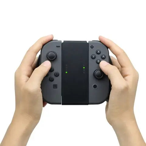 Nintendo 스위치 핸들 용 충전 Joy-con 컨트롤러 게임 그립 지원 NS 스위치 용 컴포트 브래킷 홀더