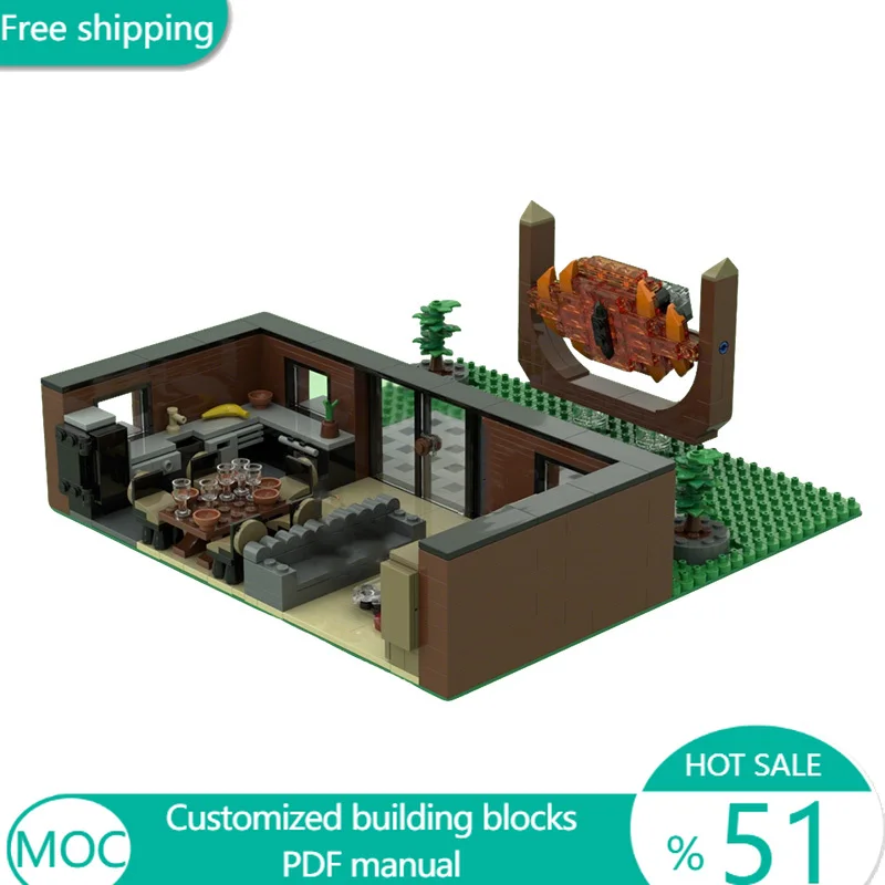 

924 PCS Star Battle A wonderful journey MOC Customize Modular Building Block Popular Brick Model Creative DIY Holiday Toy Gifts