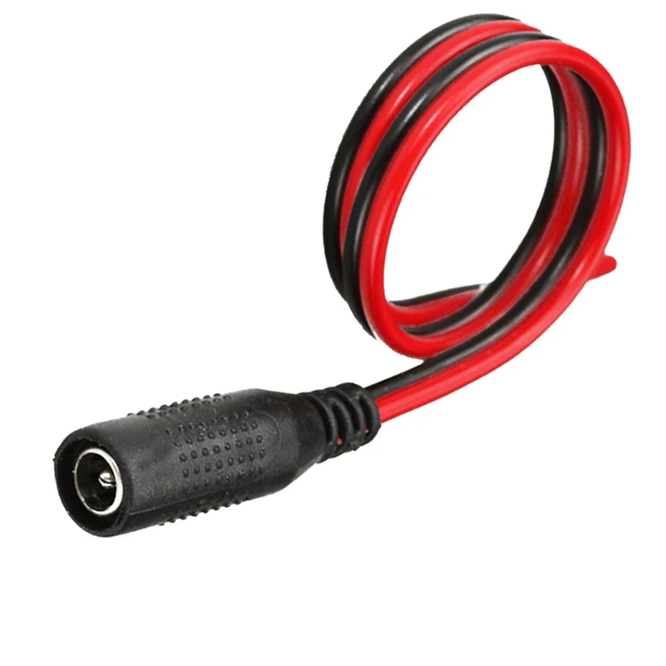Fa12V Dc Kabel Nieuwkomers Dc Power Line Jack Adapter Plug Vrouwelijke Dc Rood Zwart Bus Koper Dc Rood Zwart power Line