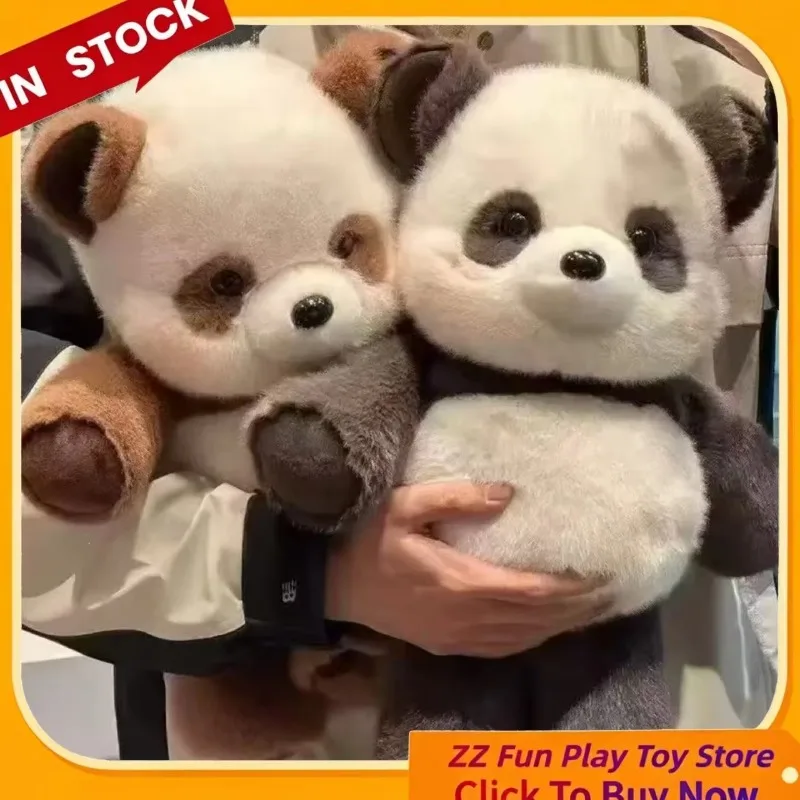

In Stock Kawaii Run Plush Toy Animal Pillow Fluffy Stuffed Panda Highland Cow Room Decoration Dolls Birthday Holiday Cute Gifts