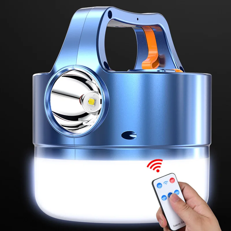 Camping lights, outdoor tents, camping lights, solar powered rechargeable portable lights, multifunctional emergency street stan