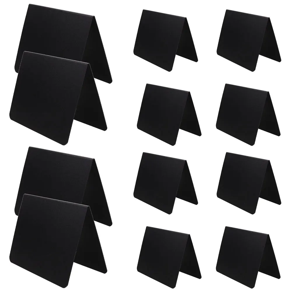 12 Pcs Blackboard Price Tag Food Labels Party Buffet Sign Mini Signs Table Top Chalkboard Small Boards